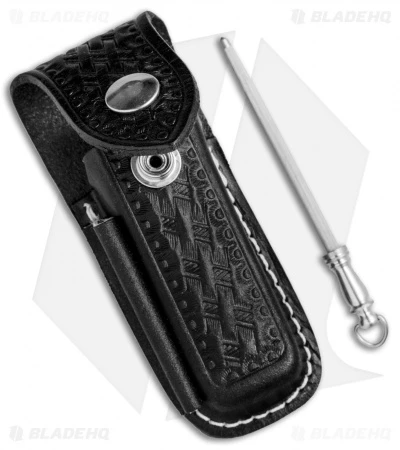 Victorinox Zermatt 4.75" Black Leather Belt Pouch 33205 2 Victorinox Zermatt 4.75" Black Leather Belt Pouch 33205 - Image 2