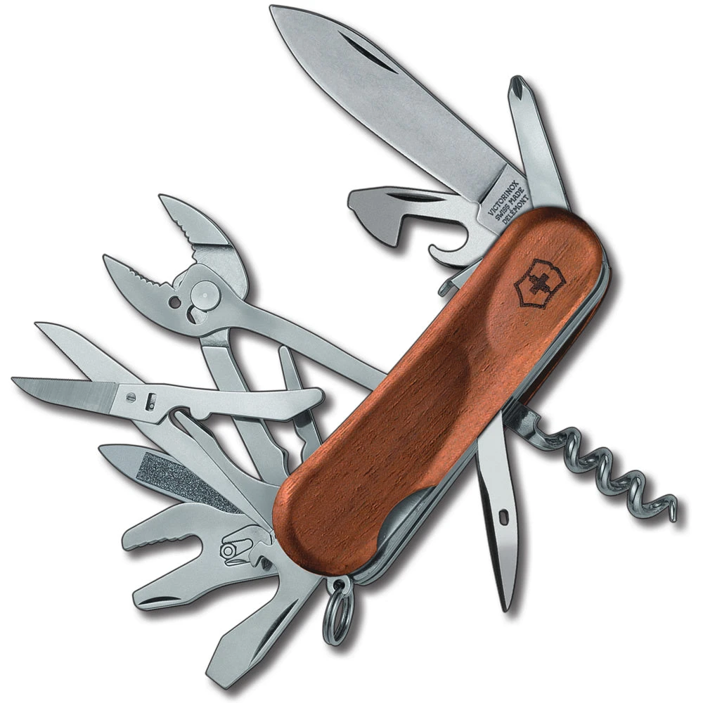 Victorinox Evolution Wood S557 Lockblade Swiss Army Knife 1 Victorinox Evolution Wood S557 Lockblade Swiss Army Knife