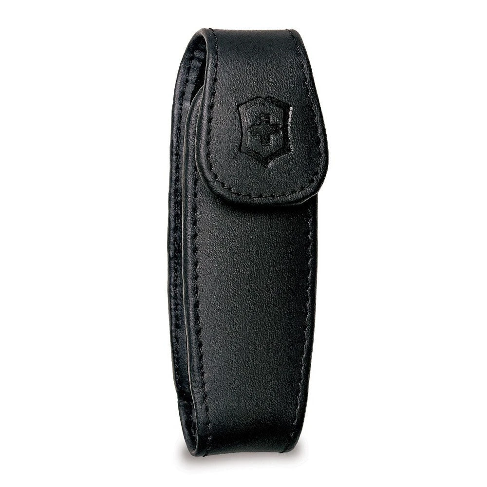 Victorinox Medium Swiss Army Knife Black Leather Clip Pouch 1 Victorinox Medium Swiss Army Knife Black Leather Clip Pouch