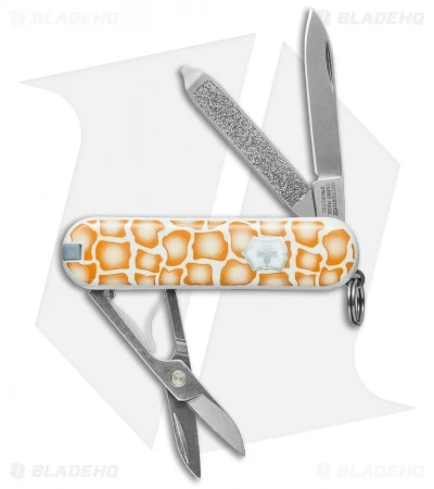 Victorinox Classic SD Swiss Army Knife Giraffe 56221 1 Victorinox Classic SD Swiss Army Knife Giraffe 56221