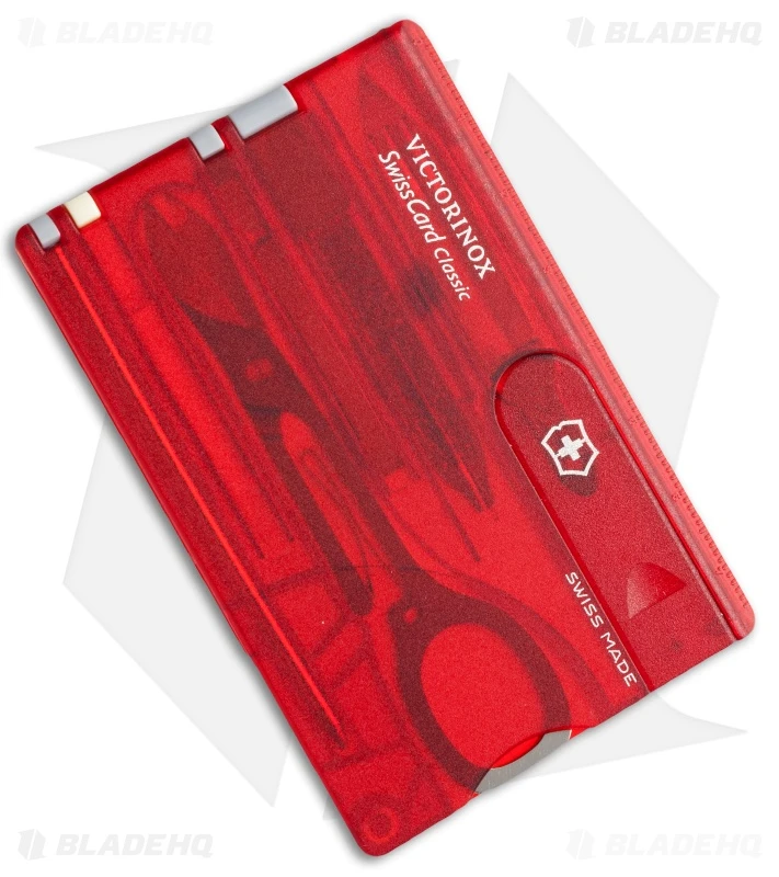 Victorinox Swiss Army Swisscard Classic Ruby 53927 1 Victorinox Swiss Army Swisscard Classic Ruby 53927